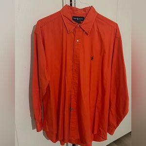 Vintage 90’s Ralph Lauren Orange Button Up